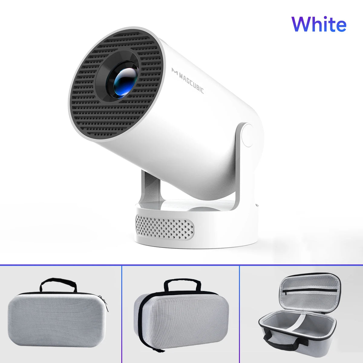4K HY300 Pro Projector – Portable Outdoor Projector with Android 11, 5W Speaker, Dual WiFi6, and BT5.4