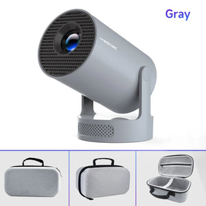 4K HY300 Pro Projector – Portable Outdoor Projector with Android 11, 5W Speaker, Dual WiFi6, and BT5.4